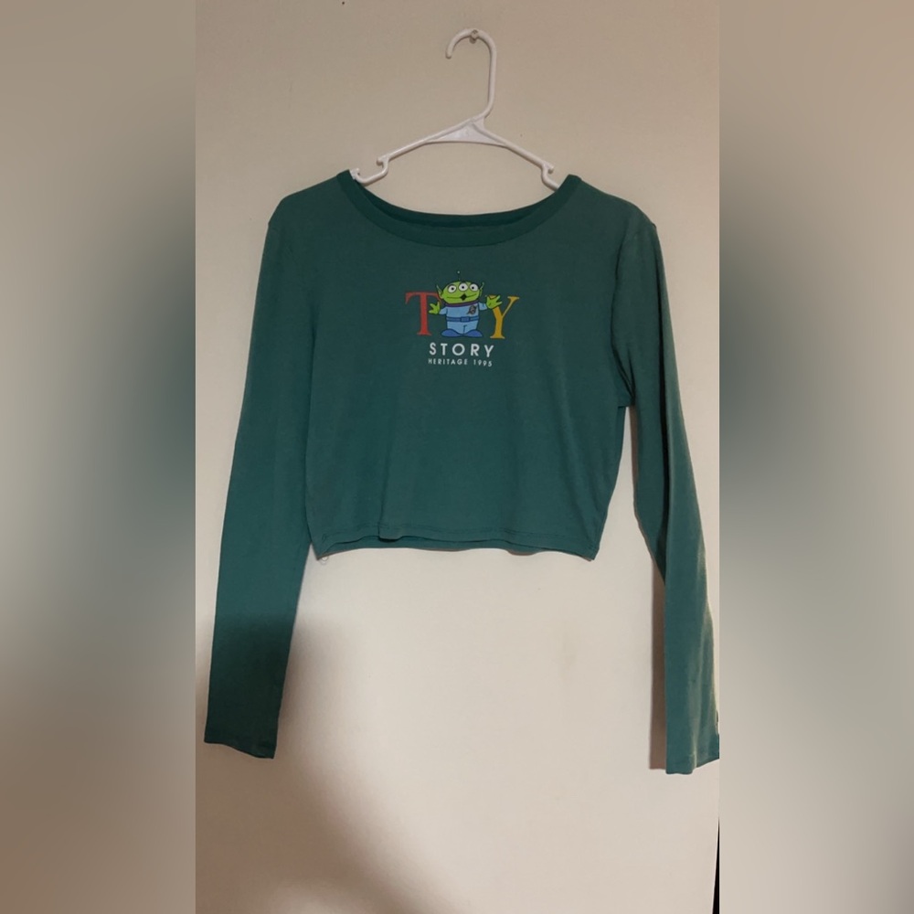 111.ToyStory Long Sleeve crop top/top